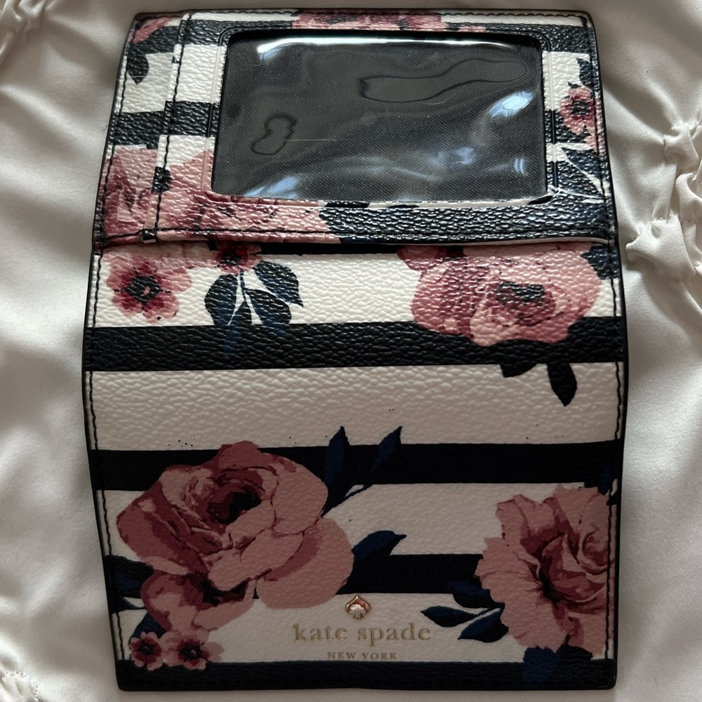 Kate Spade - Hyde Lane rose stripe wallet